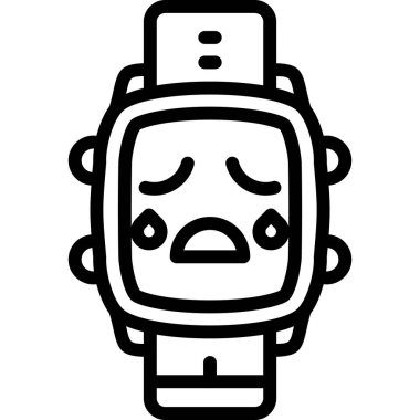 kızgın yüz ifadesi vektör illüstrasyonu