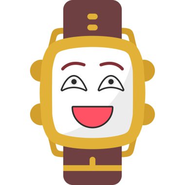 vektör şirin çizgi film robotu