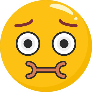 Yüz ifadeleri, duygularla ağzını aç.