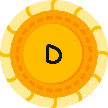 Sikke Simgesi vektör illüstrasyonu