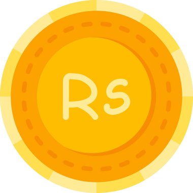 para birimi ruble simgesi düz biçimli