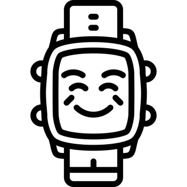 Akıllı izle kutsal kişilerin resmi, vektör çizim