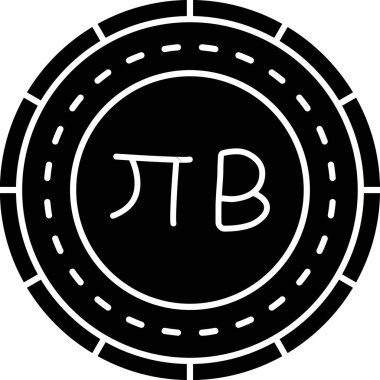 Bozuk Para Simgesi Moda Biçiminde İzole Arkaplan