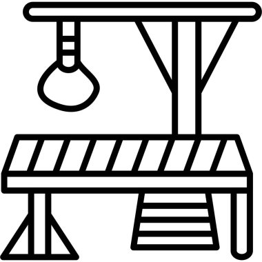 inşaat simgesi vektör illüstrasyonu