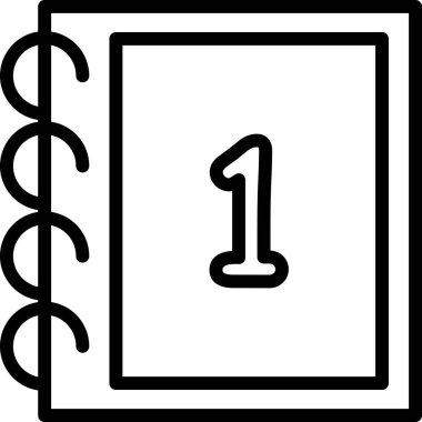 Takvim simgesinin vektör illüstrasyonu