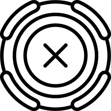 Bir oyunun modern simge tasarımının vektör çizimi