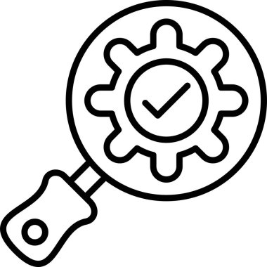 Teçhizat Web simgesi basit illüstrasyon