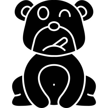 Ayı bebek oyuncağı simgesi