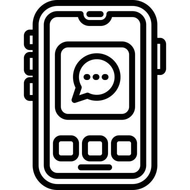 sohbet mobil simgesi, özet biçimi