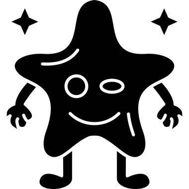 yıldız simgesi vektör illüstrasyonu