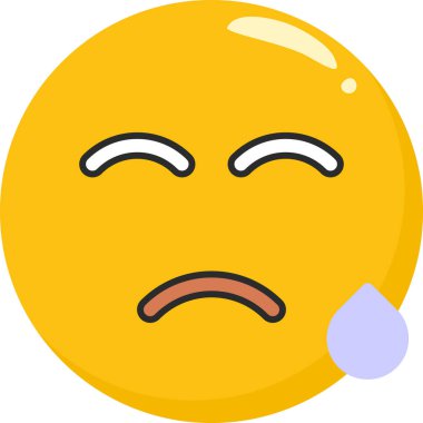 Üzgün surat emoji simgesi