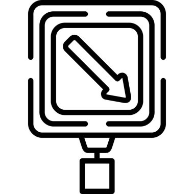 Ok simgesi. özet çizimi