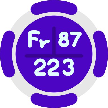 24 saat 7 saat simge, vektör illüstrasyonu