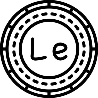 Para birimi simgesi, vektör illüstrasyonu