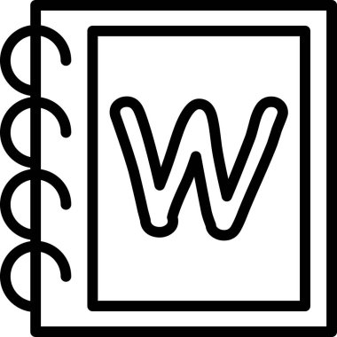 kitap simgesi vektör illüstrasyonu