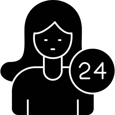 avatar simgesi vektör illüstrasyonu