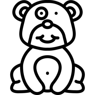 ayı web vektör illüstrasyonu