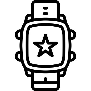 Akıllı izle kutsal kişilerin resmi, vektör çizim