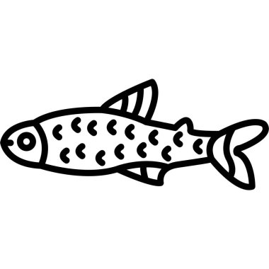 Vektör illüstrasyonu, çizgi film simgesi