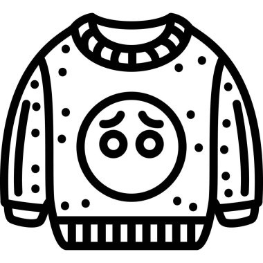 Moda ikonu taslak vektörü. Kıyafet modası