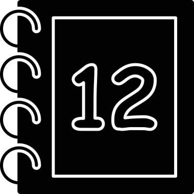 takvim simgesini, basit vektör çizim