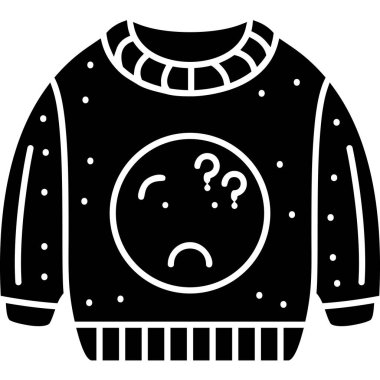 Üzücü kazak ikonu. düz dizayn. vektör illüstrasyonu