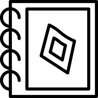 kamera kamera fotoğrafçılık simgesi ana hat biçiminde