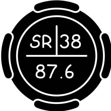 Saat. Web simgesi basit tasarım