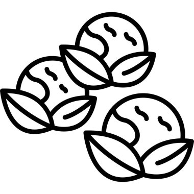 Kahve çekirdeği ikonu. Beyaz arkaplanda izole edilmiş web tasarımı için ana kahve çekirdeği vektör simgesi