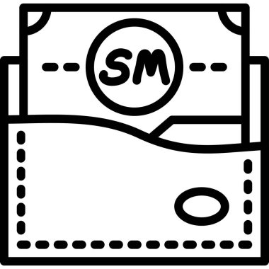 Para için. Web simgesi basit tasarım