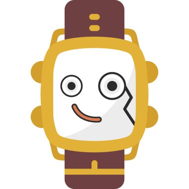 Alarm saati, resimleme, vektör, beyaz arkaplan üzerinde.