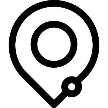 harita konum simgesi ana hat biçiminde