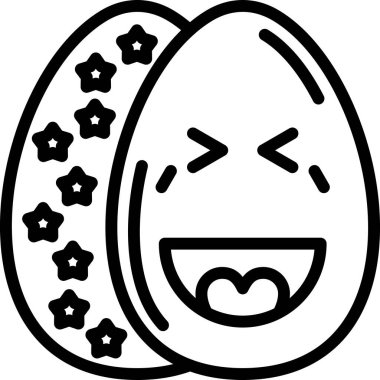 Yumurta yemek simgesi ana hatlarıyla