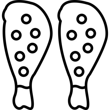 Gıda simgesinin vektör illüstrasyonu