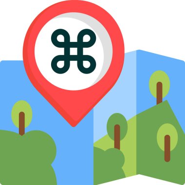 harita gezinme konumu simgesi