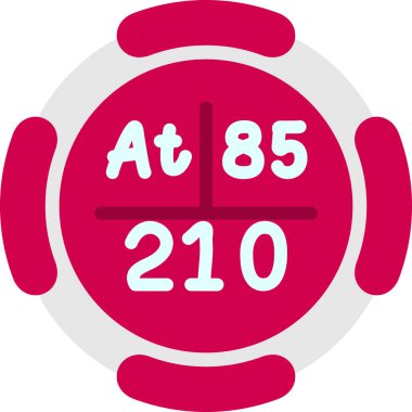 Saat simgesi, vektör illüstrasyonu