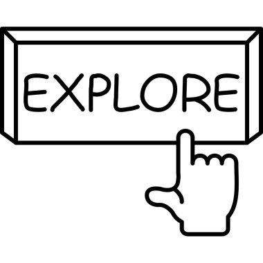 Keşif simgesini ana hat biçiminde keşfet