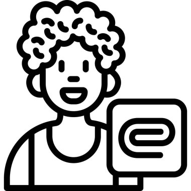 Evlat. Web simgesi basit illüstrasyon