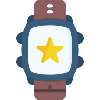 Beyaz arka planda çizgi film izleme. vektör tasarımı