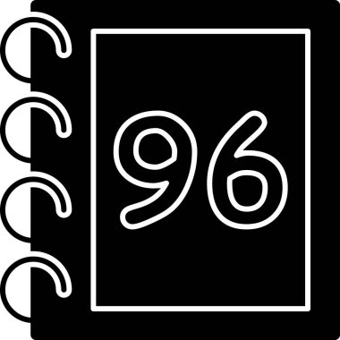 Modern b 'nin vektör illüstrasyonunda müziğin eksik simgesi