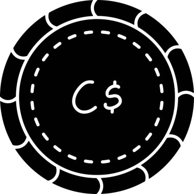 Para için. Web simgesi basit illüstrasyon