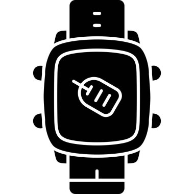 smartwatch simge vektör çizimi