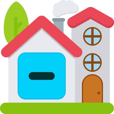 ev simgesi vektör illüstrasyonu