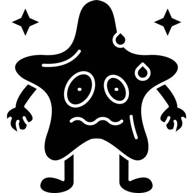 Yıldız simgesi. vektör illüstrasyonu