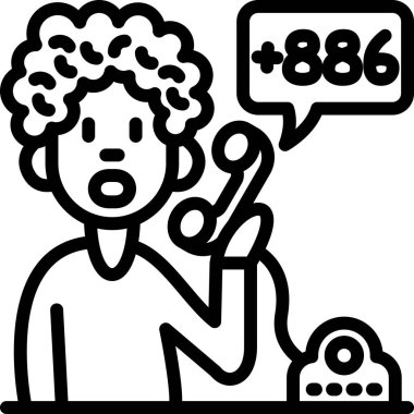 Çağrı merkezi simgesi. beyaz arkaplanda izole edilmiş web tasarımı için müşteri vektör simgesi taslağı