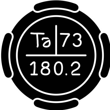 Saat simgesi, basit vektör illüstrasyonu