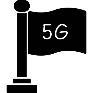 Moda biçimi izole edilmiş arkaplanda g 5 g simgesi