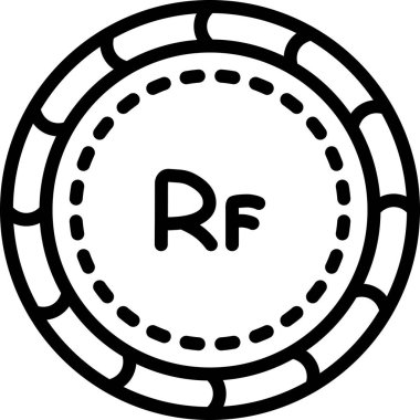 ruble ruble para birimi simgesi, vektör illüstrasyonu