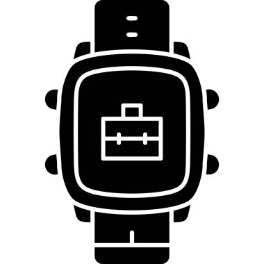 akıllı saat simge vektör illüstrasyonu