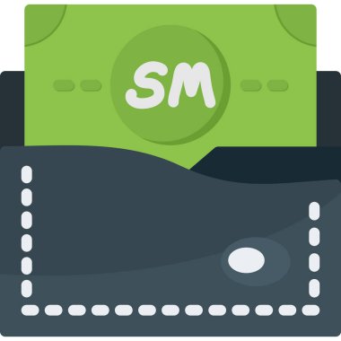 bilet simgesi, vektör illüstrasyonu